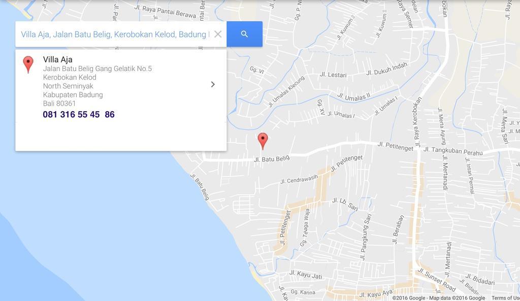 Bali Villa Aja Seminyak Eksteriør bilde